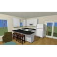 thumbnail image 2 of Tiny House BLUEPRINTS Plans 500SQFT, 2 of 7