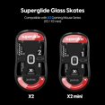 thumbnail image 3 of Patines para mouse Pulsar Superglide de vidrio aluminosilicato rojo, 3 of 6