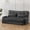 BLUE, variant on Gotland 116" Modular L-Shaped Sectional Sofa with Movable Ottomans, Soft Plush Microfiber Cloud Couch for Living Room, Cozy and Relaxing Deep Seat, Tranquil Blue