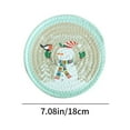 thumbnail image 3 of Nmdmisc Winter Snowman Reindeer Pot Holders Trivets,Christmas Heat Resistant Trivets for Hot Dishes Hot Pans Pot Cotton Thread Weave Trivet Mats for Protect Table Decorative,7", 3 of 6