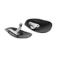 thumbnail image 2 of 2 protectores de manos para motocicleta, protectores de manos para parabrisas, piezas altas que reemplazan directamente los protectores de manos. Negro, 2 of 9