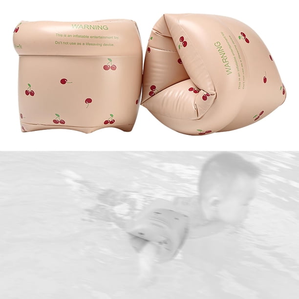 Flotador de brazo de natación Shamjiam ayuda de entrenamiento para piscina brazo ligero cereza rosa