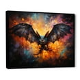 thumbnail image 2 of Designart "Bat Nocturnal Wings composition" Animals Floater Framed Wall Art Living Room, 2 of 7