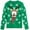 Green Reindeer, variant on Quad Seven Boys' Ugly Christmas Sweater - Novelty Xmas Holiday Party Pullover (4-18)