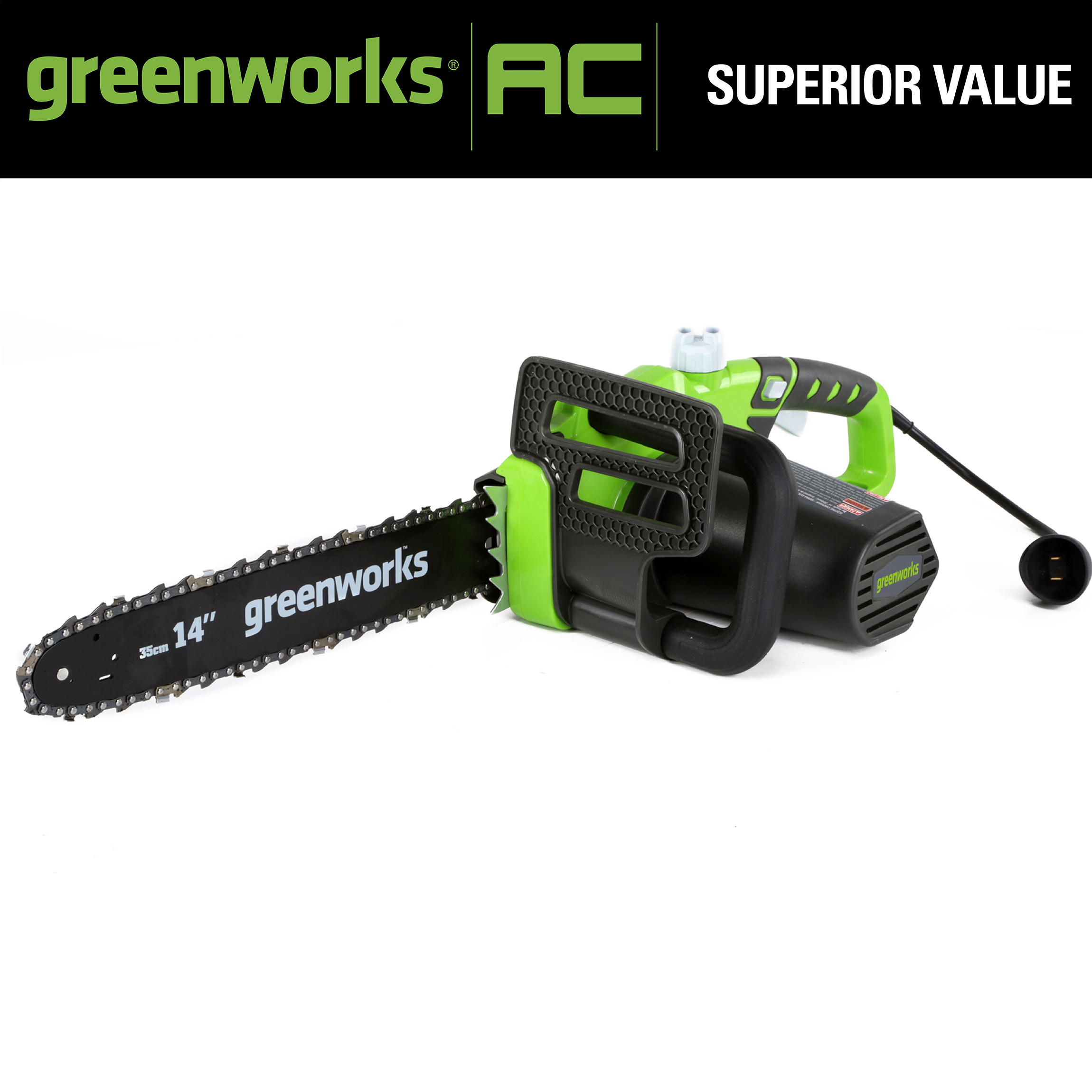 Greenworks 14" Corded Electric 10.5 Amp Chainsaw 20222 - image 3 of 11