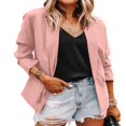 thumbnail image 1 of Womens Suit Coat Jacket Open Front Long Sleeve Work Office Blazer, 1 of 4