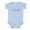 Light Blue, variant on Baby Onesie Hub Meet Me at Midnight Baby Bodysuit, Pregnancy Announcement Gift