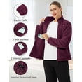 thumbnail image 4 of Pioneer Camp Women's Fleece Jacket Full Zip Up Warm, 4 of 6