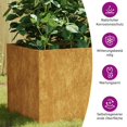 thumbnail image 4 of vidaXL Planter 80x40x40 cm Corten Steel, 4 of 5