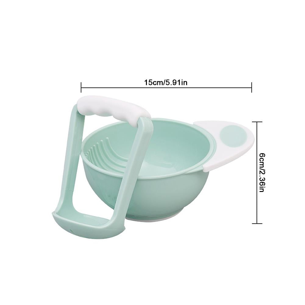Atralife Grinding bowl Children's Food Supplement Mash and Serve Bowl Grinding Bowl Baby Manual Food Conditioner Solid Bowl