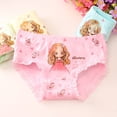 thumbnail image 4 of Godderr 4PCS Baby Toddler Girls Underwear Briefs,Baby Girls Breathable Cotton Print Shorts,2-12 Years Girls Underwear Boxer Briefs(Color Mix Match), 4 of 4