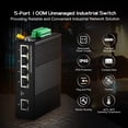 thumbnail image 2 of Conmutador Ethernet industrial Binardat de 5 puertos 10/100Mbps, 2 of 7