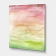 thumbnail image 3 of Designart ' Abstract Sunset With Pink Green and Beige ' Modern Canvas Wall Art Print, 3 of 4