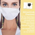 thumbnail image 4 of Chaîne de Lunettes Support Cordon Mode Retenue de Lunettes Collier de Lecture Crème, 4 of 6