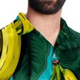 thumbnail image 5 of Banana Men's Short Sleeve Printed Button Down Beach, Casual, Poplin Shirts for Summer Vacation, 5 of 6