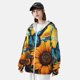 thumbnail image 3 of Balery Colorful Cloud Butterfly Sunflower Sudadera ligera de manga larga con capucha y protección solar UPF 50+ para hombre y mujer, ideal para pesca y running-X-Large, 3 of 7