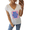 1-White, variant on GIFFIMY Women's Humorous Baseball Quote V-Neck Short Sleeve T-Shirt Striped Relaxed Fit Everyday Wear