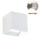 thumbnail image 1 of Lámpara de pared para exterior de carcasa blanca resistente al agua con atenuación modelo 12W (con interruptor de sensor) - luz cálida Xemadio 2035764-3, 1 of 9