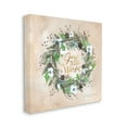 thumbnail image 3 of Stupell Joy To The World Holiday Floral Wreath Holiday Painting Gallery Wrapped Canvas Print Wall Art, 3 of 7