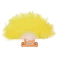 thumbnail image 4 of Kayannuo Christmas Decorations Christmas Wedding Showgirl Dance Elegant Large Feather Folding Hand Fan Decor Decal Yellow Christmas Ornaments, 4 of 4