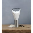 thumbnail image 3 of Carl Mertens You Pepper Mill, Satin Stainless with Black Leather Strap, 3 of 7