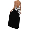 thumbnail image 6 of Sakmal Maxi Womens Backless Cami Dresses Spring Mumu House Dress Sleeveless Crew Neck Floral Ladies Sundress L, 6 of 6