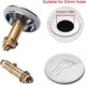 thumbnail image 4 of Desagüe Emergente Para Baño - Desagüe Para Bañera De Masaje, Jacuzzi, Latón Macizo Cromado - 43 Mm Kuyhfg Bienvenido a Kuyhfg, 4 of 4
