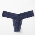 thumbnail image 4 of Gibobby Verano calzoncillos adelgazantes Ropa interior de mujer Bragas de encaje sexy Estiramiento Hipster Calzoncillos Ropa interior Señora Ropa interior(Azul marino， L), 4 of 5