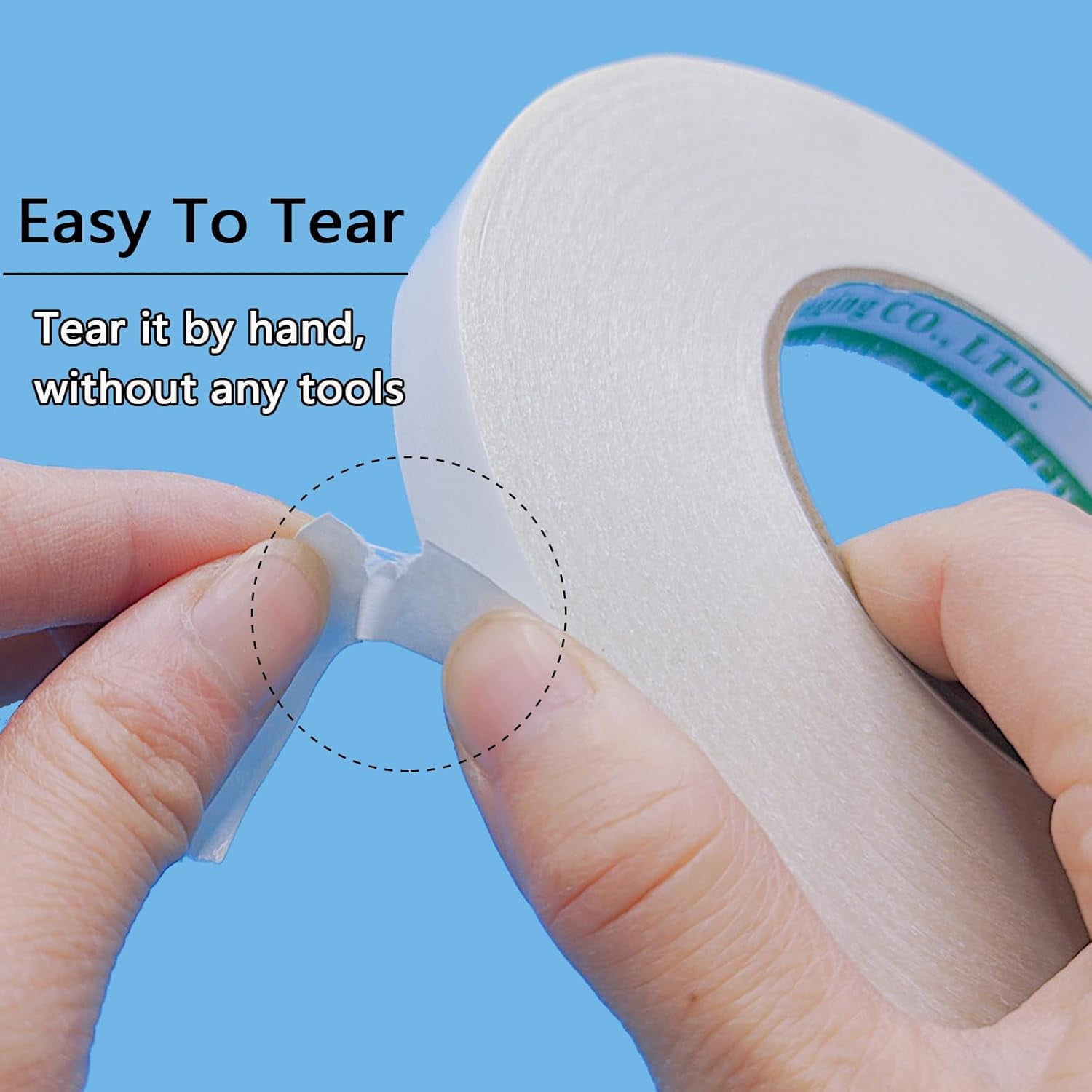 Double Sided Sticky Fabric Tape,1 Inch x 200 Feet Hem Tape No Sew No Iron,Double Sided Hemming Tape for Clothes, Pants, Curtains, Crafts and DIY Projects,Thin and Removable