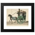 thumbnail image 2 of Nicolino Calyo 14x12 Black Modern Framed Museum Art Print Titled - The&nbsp;Cab (ca.&nbsp;1840), 2 of 5