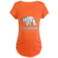 thumbnail image 1 of CafePress - PREGOSAURUS Maternity T Shirt - Maternity Dark T-Shirt, 1 of 1