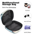 thumbnail image 4 of Shark Velvet Period Bag Storage Organizer for Tampons and Pads, Small Bag with Sponge and Oxford Cloth, 4.7x6.6x6.6 in, Period Pouch, 4 of 6