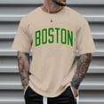 thumbnail image 2 of Men Summer Tops Polyester Spandex Long Sleeve Shirts Ski under Shirt Men Casual Tunic Mens Shirts Extra Large Long Sleeve Loose Crop Top Cute Summer Tops Slim Work Shirt T Mens Tall Short Beige 5XL, 2 of 4