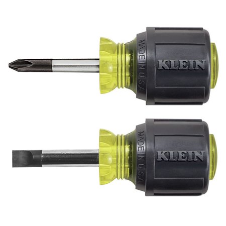 Klein Tools 85076: 7-Pc Slotted & Phillips Screwdriver Set with Cushion-Grips 28 Klein Tools 85071 2-Piece Stubby Slotted and Phillips Screwdriver Set