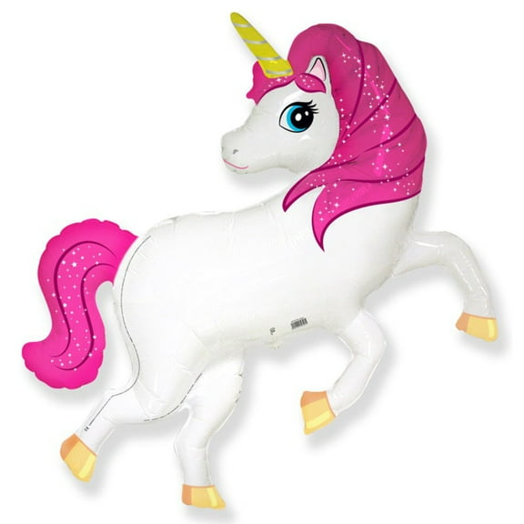 41 inch Pink Unicorn Foil Mylar Balloon - Party Supplies Decorations
