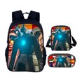 thumbnail image 1 of Toilet man three-piece skibidi toilet game peripheral backpack, 1 of 5