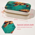 thumbnail image 5 of Sea Turtle Velvet Portable Earring Organizer Box with Removable Compartment - Ideal Travel Organizer and Jewelry Box Gift, 5 of 7