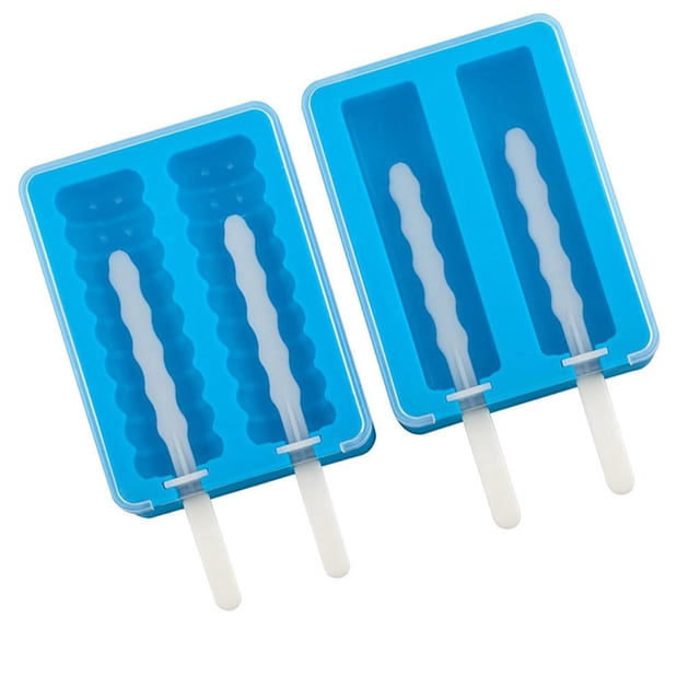 Molde de 2 Piezas Bandeja para Pan Cocina de Bricolaje Azul