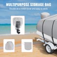 thumbnail image 5 of KFFKFF Pontoon Boat Cover 800D Waterproof Trailerable 19-20 ft with Storage Bag, 5 of 9