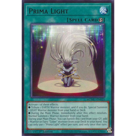 YuGiOh Maze of Muertos Rare Prima Light MZMU-EN025