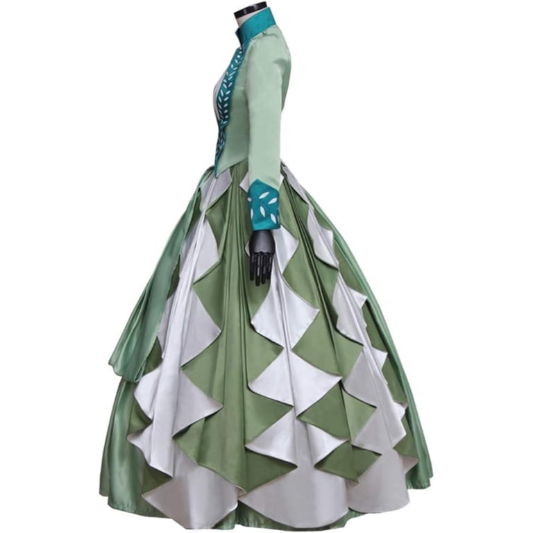 Mina Harker Green Victorian Bustle Gown - Elegant Ladies' Formal Dress Mina Harker Green Victorian Bustle Gown - Elegant Ladies' Formal Dress