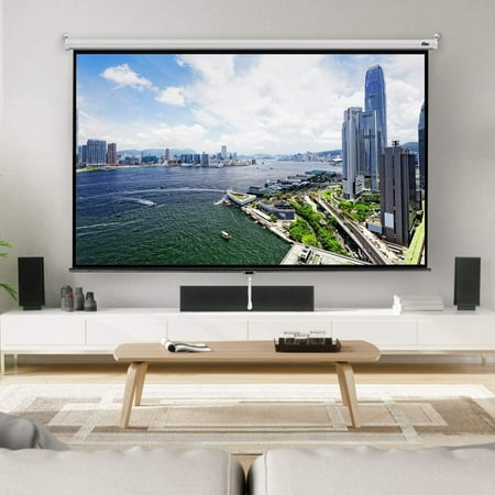 projector mechanism diagonal mplus projection mounted pull lock ceiling manual screen down