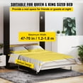 thumbnail image 4 of VEVOR Murphy Bed DIY Hardware Kit Vertical Mounting Wall Bed Springs Mechanism Heavy Duty Bed Support for King Queen Bed (Vertical), 4 of 9