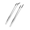 thumbnail image 6 of 2Pack Heavy Duty Reptiles Feeding Tongs Straight & Curved Tweezers With Textured Handle For Enhances Control Durability, 6 of 8