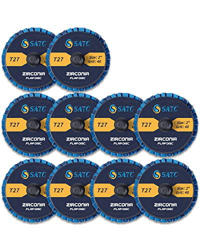 Details about   250 pack 60 grit PREMIUM ZIRCONIA FLAP DISC SANDING GRINDING 4-1/2" X 7/8" T 27