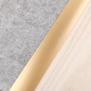3Pcs Aluminum T Molding Trim & Floor Transition Strips, Flat Divider Strip for Door Threshold and Joining Flooring Gaps of Laminate Planks Tile (2.9Ft x 1.6In, Matte Gold)