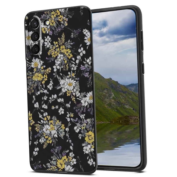 Compatible with Samsung Galaxy S23 Phone Case, Flowers-32 Case Men Women, Flexible Silicone Shockproof Case for Samsung Galaxy S23