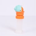 thumbnail image 5 of Kids Water Bottle Spout Conversion Cap with Straw,Reusable Children Beverage Water Bottle Straw Lid,Flip Top Universal Spout Lid Converter,Spill-Proof Replacement Top (Blue&Orange), 5 of 8