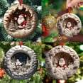 thumbnail image 1 of Fiudx Colgante de Coche de Papá Noel, Decoración Navideña Acrílica 3D, Adorno de Corona Festiva, Perfecto para Árbol y Chimenea, Regalo Navideño para Familiares y Amigos, Juego de 3, 1 of 7