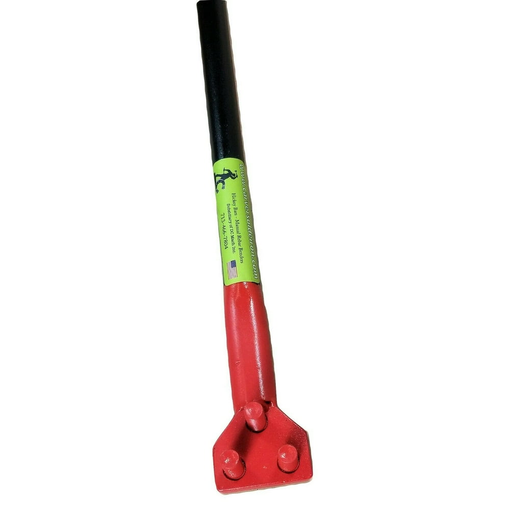 Hickey Bar Hand Rebar Bender Type A30 Manual for 3/8 through 5/8 rod